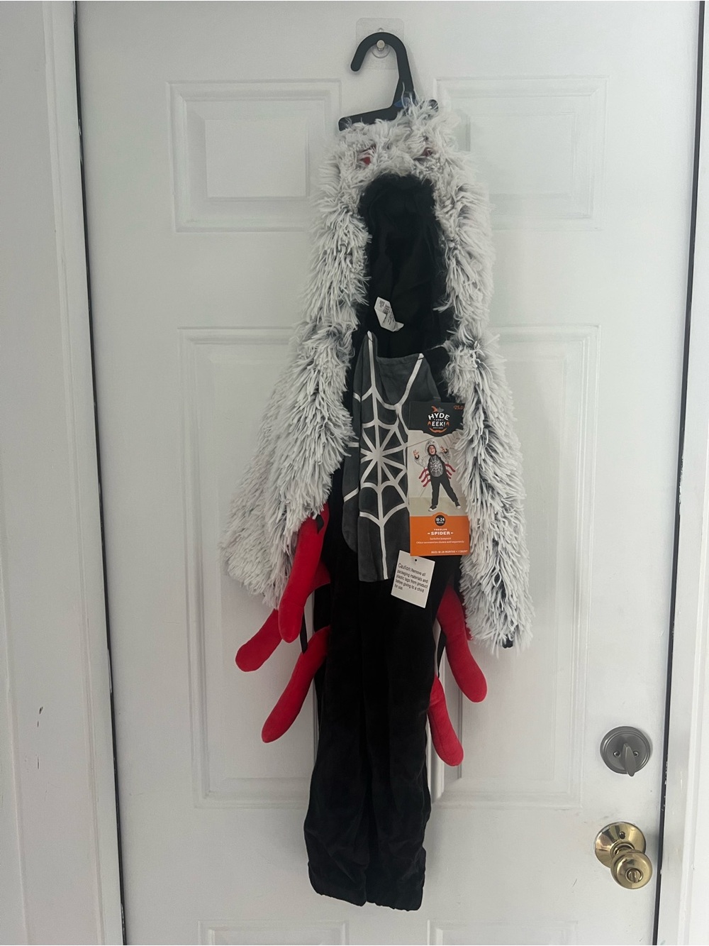 Halloween Hyde and Eek! Boutique Spider Toddler Jumpsuit Costume Size 2-3T